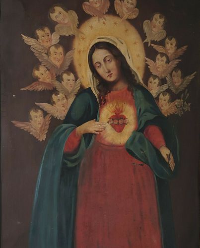HOLY IMAGES OIL PAINTING