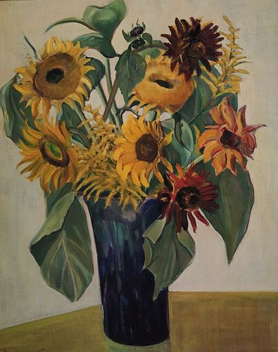 SUNFLOWERS OIL PAINTING