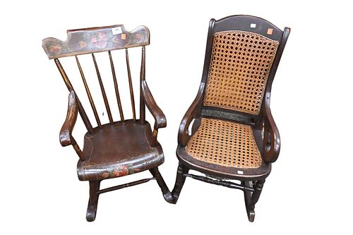 Two Childs Rocking Chairs