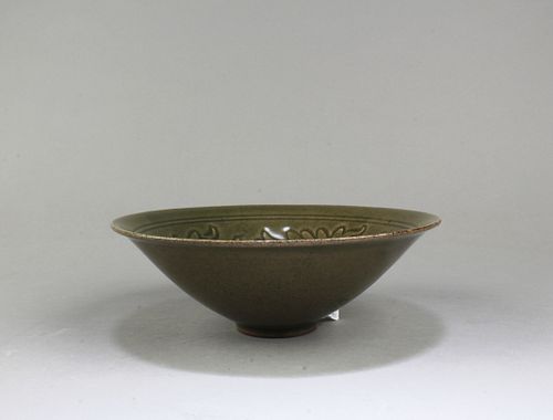 A well carved bowl of Yao Zhou Kiln of Northern So