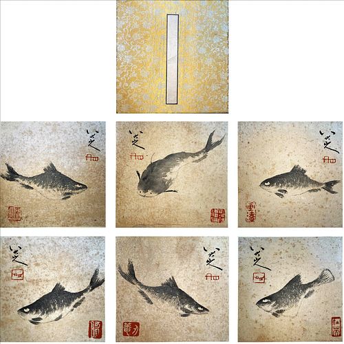 Chinese fishes painting