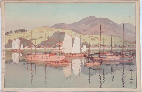 Hiroshi Yoshida (1876 - 1950) Japanese Woodblock
