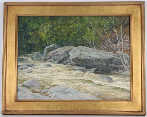 Anton Otto Fischer (1882 - 1962) "Woodland Creek"