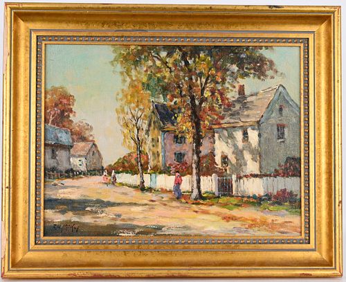 Frances H. McKay (1911 - 2001) "A Maine Village"