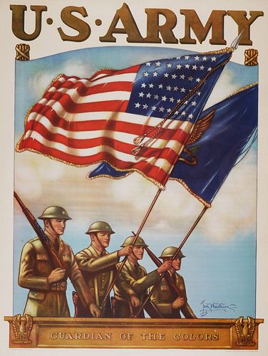 TOM WOODBURN, US Army Poster, WWII