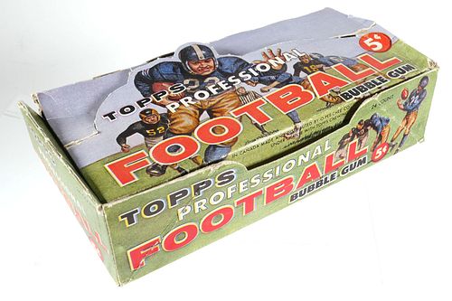 1956 TOPPS FOOTBALL Cards, Empty Box