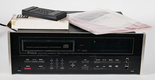 Vintage MCINTOSH MCD7005 CD Player