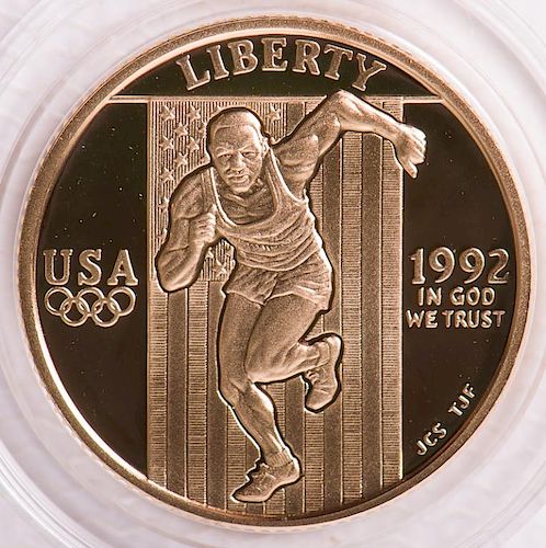 1992 United States Commemorative Gold $5 Coin