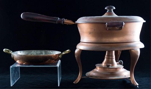 Copper and Brass Cookware, Two (2)