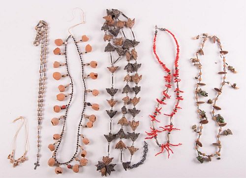 Unique Handmade Necklaces & Anklet, Six (6)
