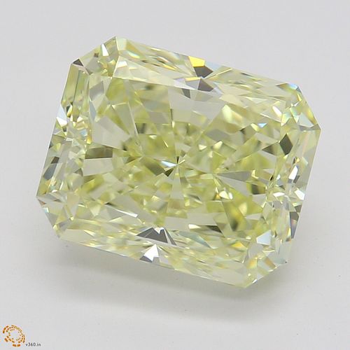 3.02 ct, Natural Fancy Light Yellow Even Color, VVS2, Radiant cut Diamond (GIA Graded), Appraised Value: $76,800 
