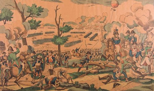 Pellerin French Battle Print "Bataille de Fleurus"