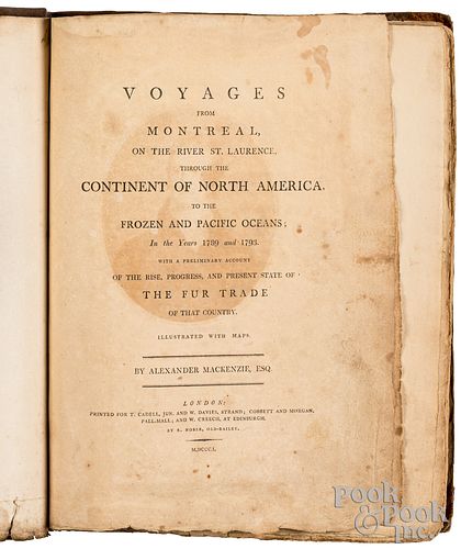 Voyages from Montreal, on the River St. Laurence