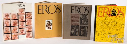 Complete set of Eros Magazine, four volumes, 1962
