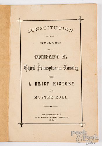 Constitution and By-laws of Company H