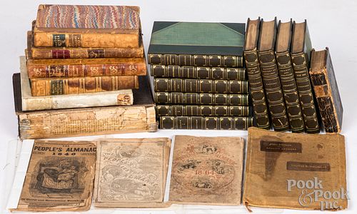 Group of books, to include a vellum bound book