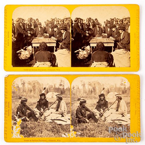 Two Stereoview photographs