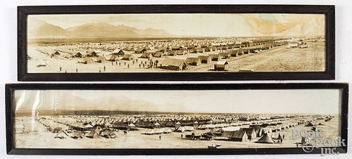Two panoramic photographs