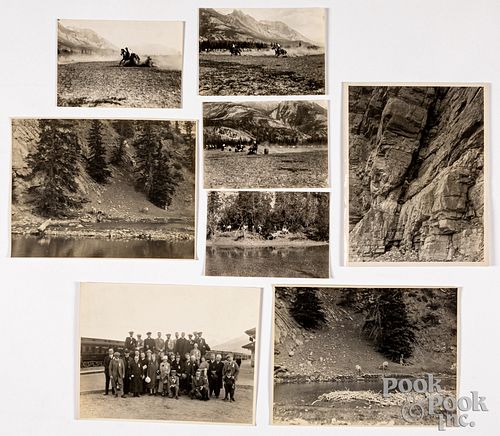 Eight photographs from Jasper National Park