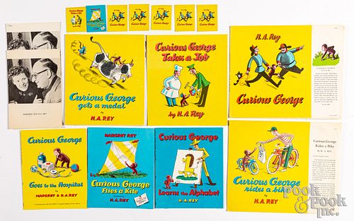 Group of Curious George promotional items