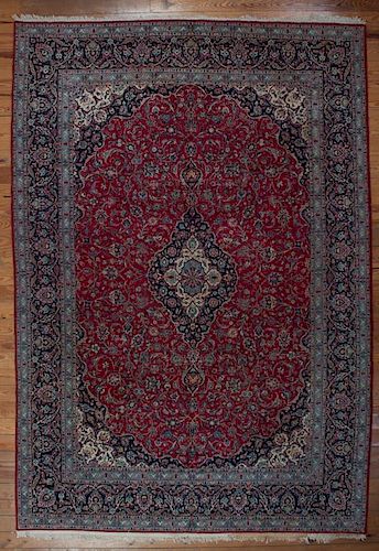 Persian Kashan 9'9" x 14' Rug