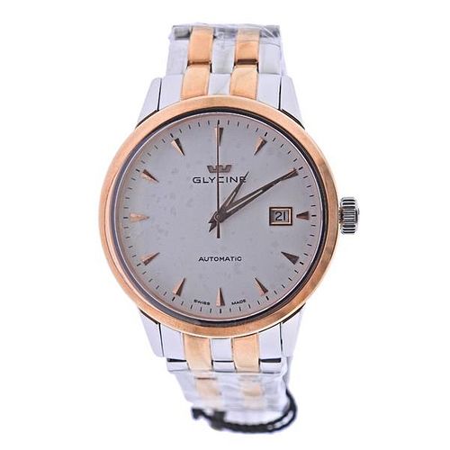 Glycine Classic Two Tone Steel Automatic Watch 3910.31T.3D