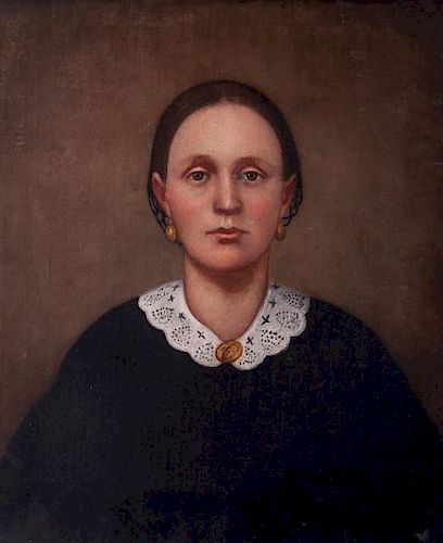 Late 19th Century Oil on Canvas Portrait