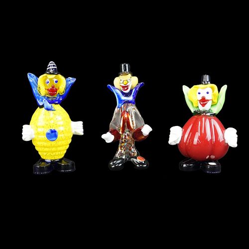 Murano Clown Figures