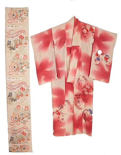 Japanese Silk Kimono & Obi