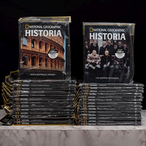 Colección National Geographic, Historia. La Roma Imperial / Roma Conquista el Mediterráneo / El Declive de Atenas. Piezas: 29.