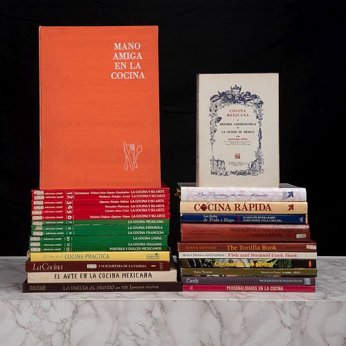 Libros sobre Cocina Mexicana y Gastronomía del mundo. Novo, Salvador.
Cocina Mexicana / Las Fiestas de Frida y Diego. Pzs: 28.