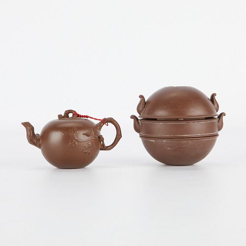 Chinese Yixing Teapot & Censer