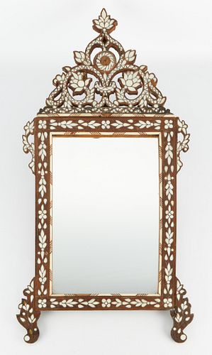 Syrian Mother of Pearl Inlaid Mirror