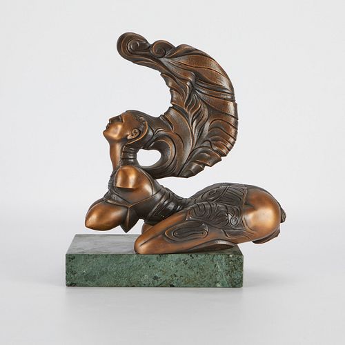 Ernst Fuchs "Sphinx II" Bronze Sculpture