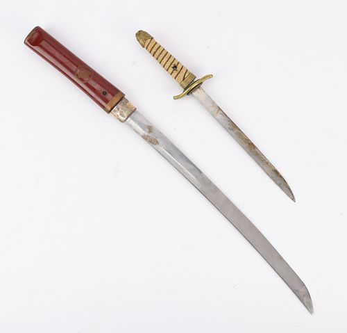 2 Japanese WWII Blades swords