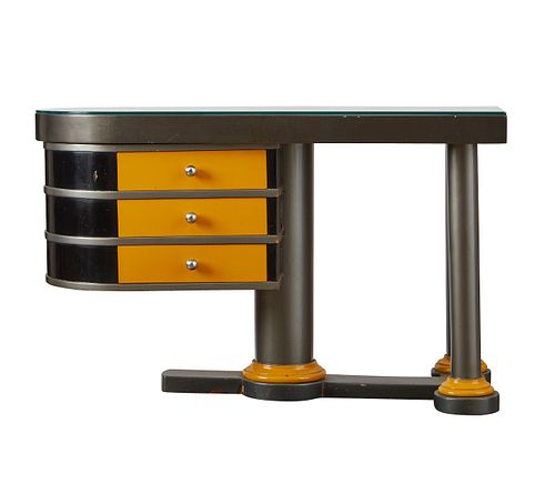 Memphis/Post Modern Design Desk, Possibly Italian