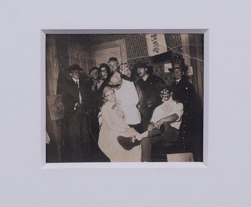 ORIGINAL PHOTO OF THE WYETH FAMILY HALLOWEEN PARTY, CIRCA 1920'S