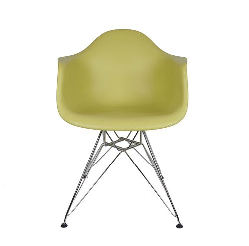 Eames Chair Eames lime green armchair "dar" 
Approx 31"h x 24" w