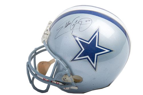 Signed Football helmets Dallas cowboys & mini Indianapolis colts signed helmets, Eddie George played for Dallas in 2004 #27