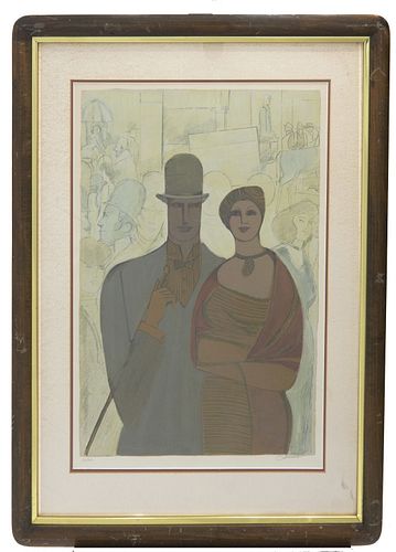 David Schneider signed Lithograph David Schneider signed Lithograph "The Couple"
Limed numbered edition 204/250
Approx site size 28" x 20"
Approx o