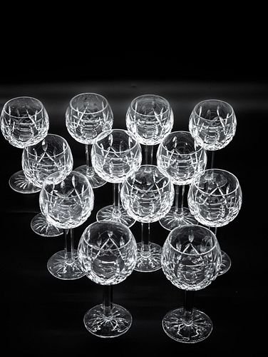 Waterford crystal water goblets lot of 12 Waterford crystal stemware water goblets lot of 12, Lismore pattern.
Approx 7" x 3 3/4"