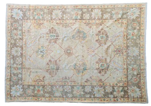 Hand Knotted Oushak Oriental Carpet