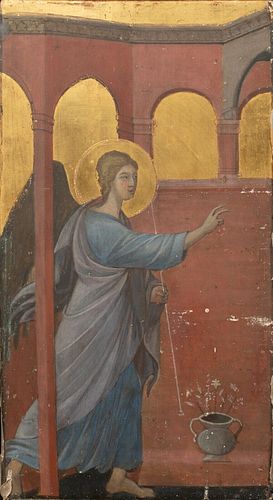 ANGEL OF THE ANNUNCIATION OIL PAINTING