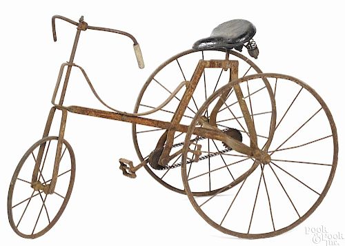Four early tricycles, late 19th c.