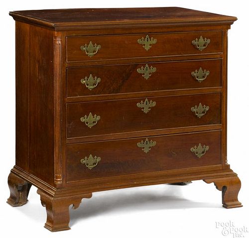 Pennsylvania Chippendale walnut chest of drawers, ca. 1775, 40'' h., 39'' w.