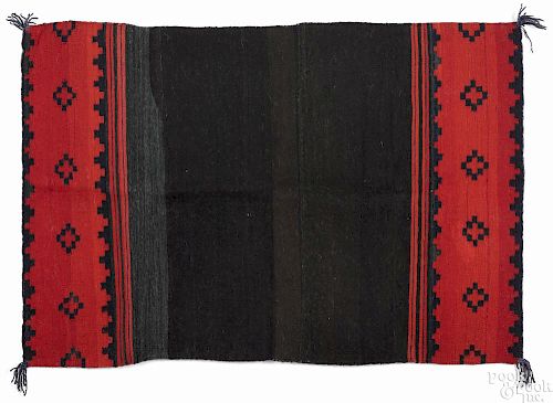 Navajo weaving, early 20th c., 49'' x 33''.