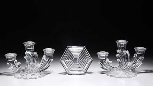 Lot of Six Crystal Objects