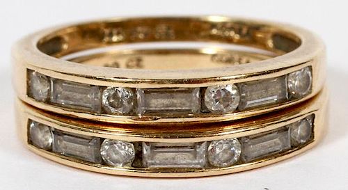 14KT YELLOW GOLD LADY'S WEDDING BANDS 2