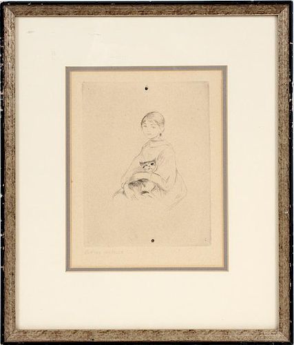 BERTHE MORISOT ETCHING & DRYPOINT