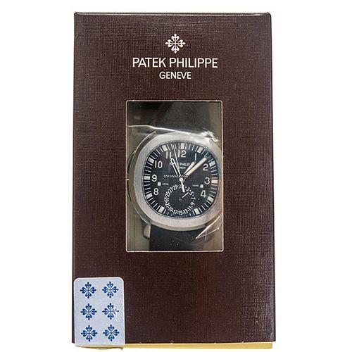 Patek Philippe 5164A-001 - Aquanaut Dual Time Black Dial Men's Watch
